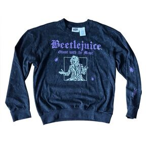 Beetlejuice Black Sweater